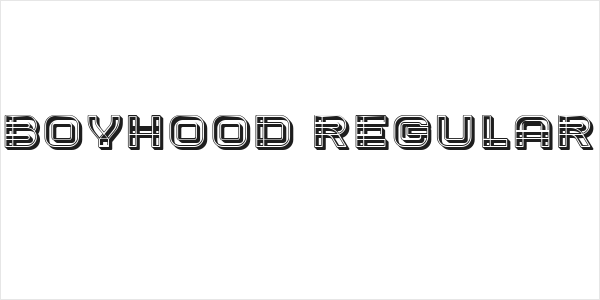 Boyhood Regular Logo