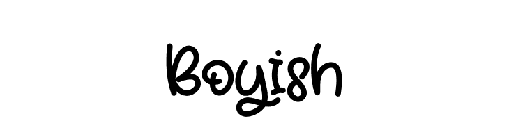Boyish  font caratteri gratis