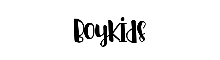 Boykids  Скачать бесплатные шрифты