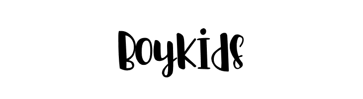 Boykids  नि: शुल्क फ़ॉन्ट्स डाउनलोड