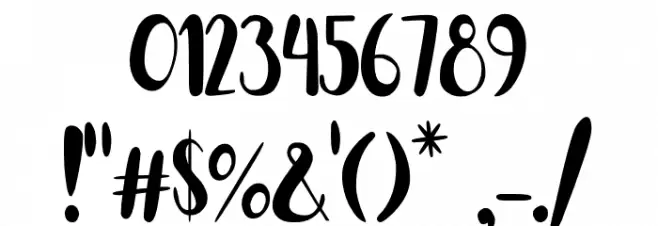 Boykids Font OTHER CHARS