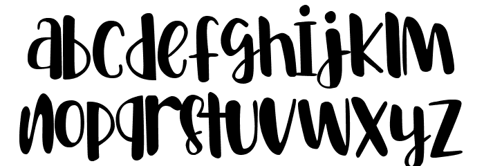 boykids 字体 小写