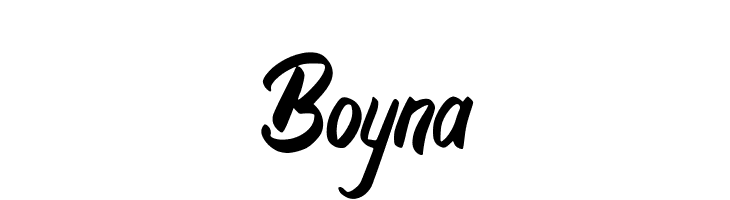 Boyna  Descarca Fonturi Gratis
