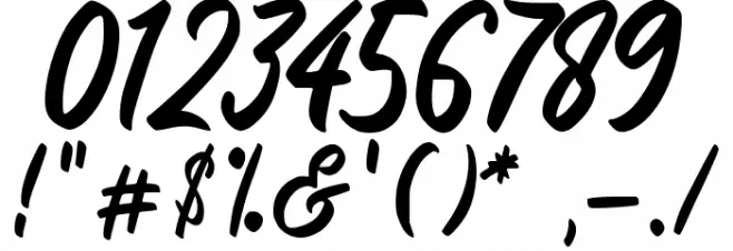 Boyna Font OTHER CHARS