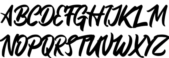 Boyna Schriftart Groß