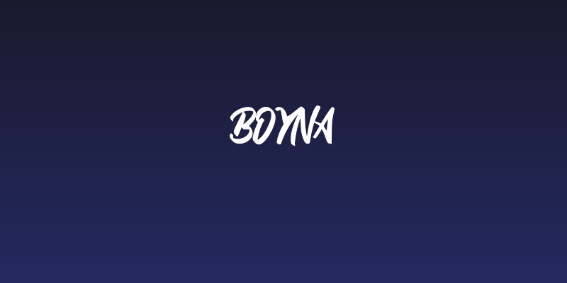 Boyna Social Header