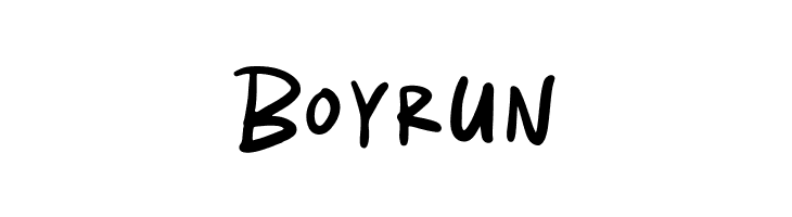 Boyrun  تنزيل الخطوط