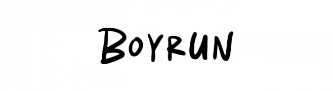Boyrun  font caratteri gratis