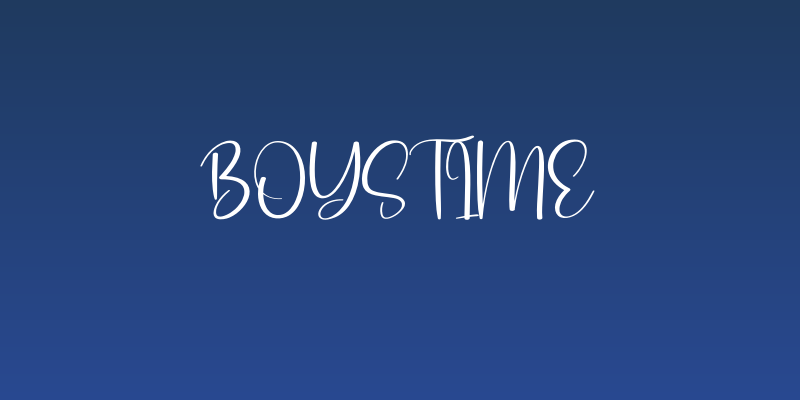 Boystime Social Header