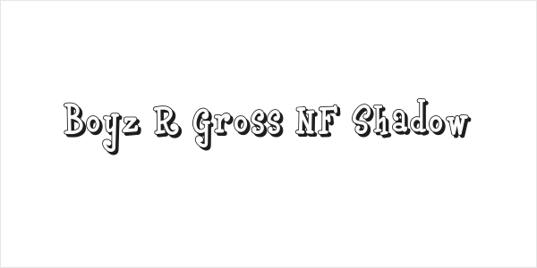 Boyz R Gross NF Shadow Logo