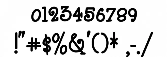 Boyz R Gross NF Font OTHER CHARS