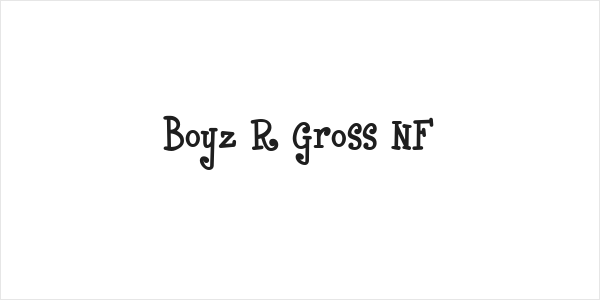 Boyz R Gross NF Logo