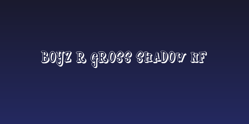 Boyz R Gross Shadow NF Social Header