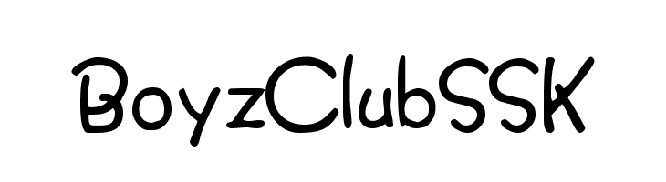 BoyzClubSSK Font