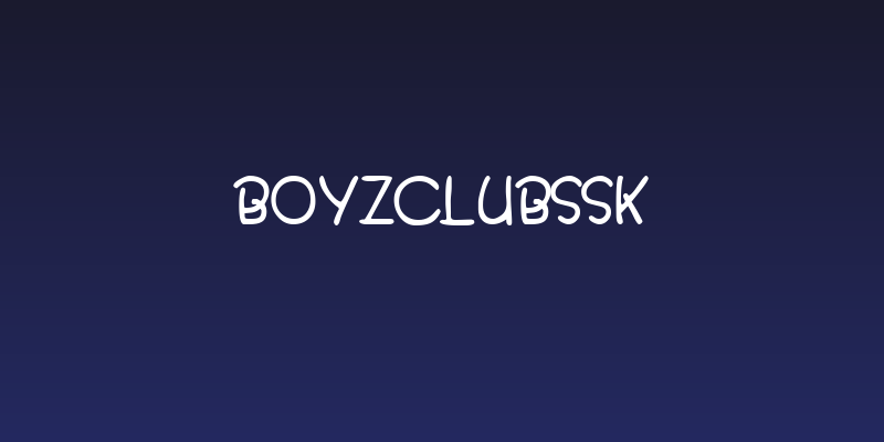 BoyzClubSSK Social Header