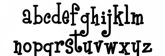 BoyzRGross Schriftart Kleinbuchstaben