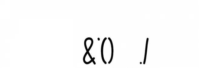 Boziene Font OTHER CHARS