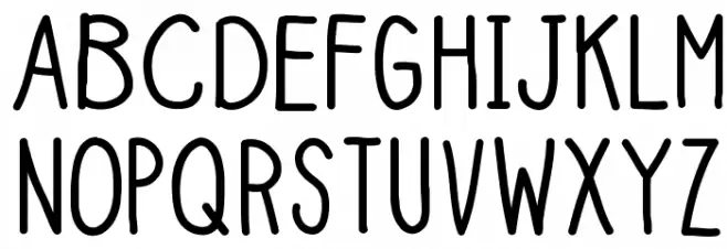 Boziene Schriftart Groß