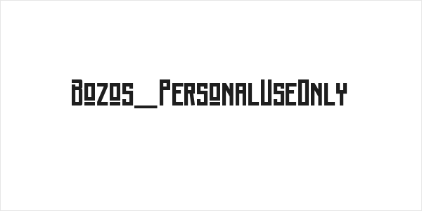 Bozos_PersonalUseOnly Logo