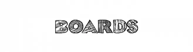 boards  font caratteri gratis