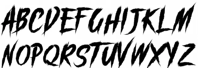 boasterz]  - Demo フォント 大文字