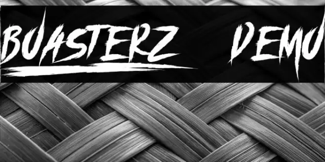 boasterz]  - Demo Font examples
