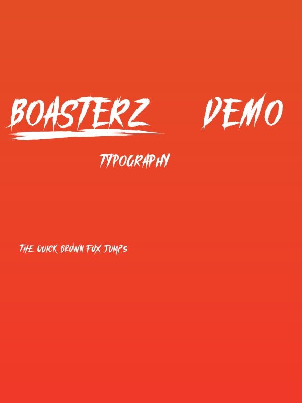 boasterz]  - Demo Poster