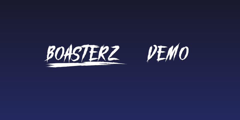 boasterz]  - Demo Social Header