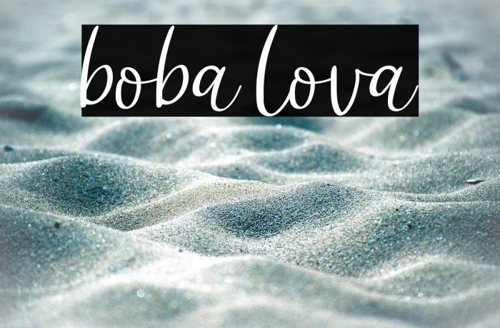 boba lova Example 2