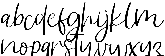 boba lova Font LOWERCASE