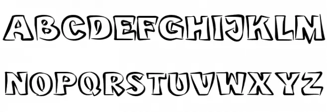 bobotoh Шрифта ВЕРХНИЙ
