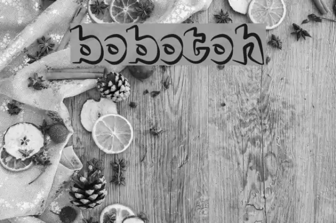 bobotoh Font examples