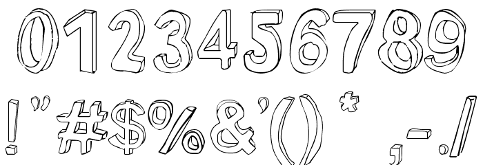 bobsmade font Font OTHER CHARS