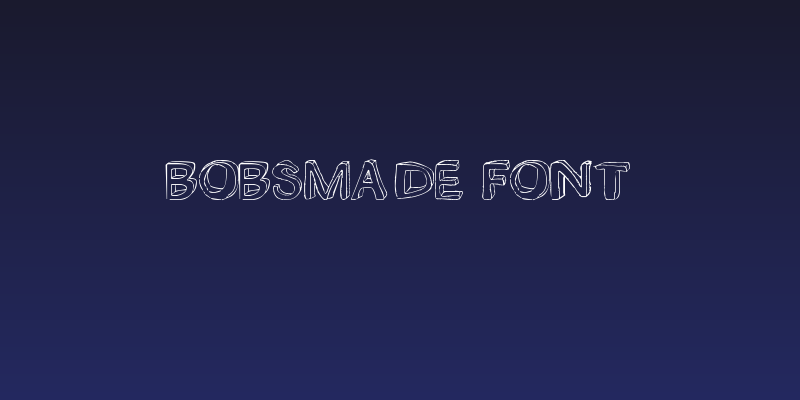 bobsmade font Social Header