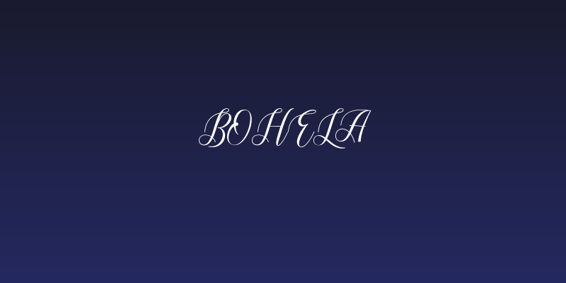 bohela Social Header