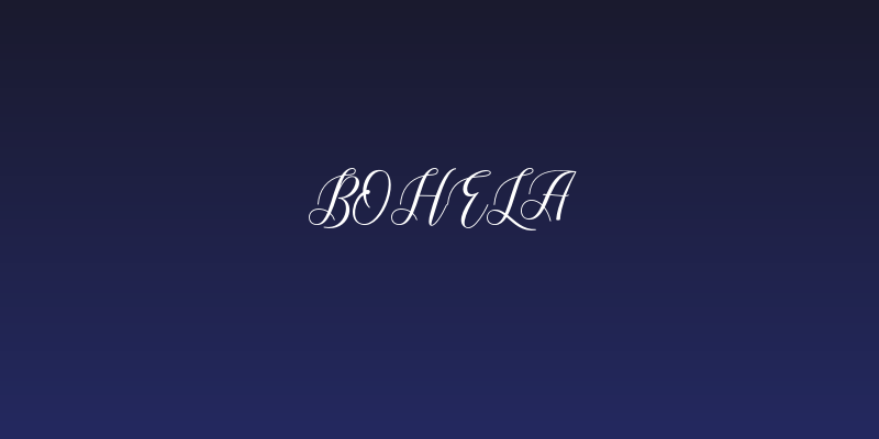bohela Social Header