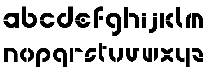 bohemica Font LOWERCASE