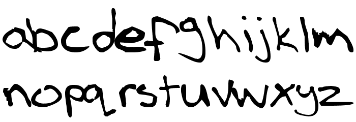 boldLOUD Font LOWERCASE
