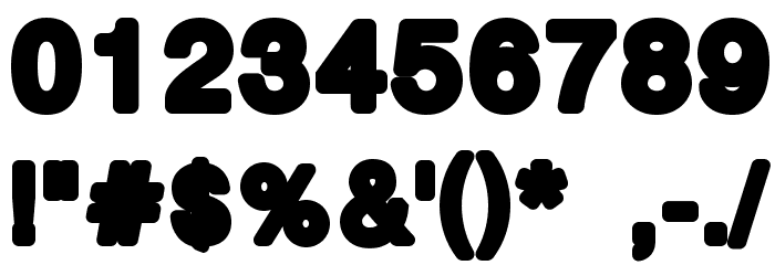 boldbold Font OTHER CHARS