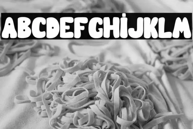 boldita school Font examples