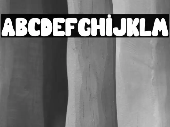 boldita school Font examples