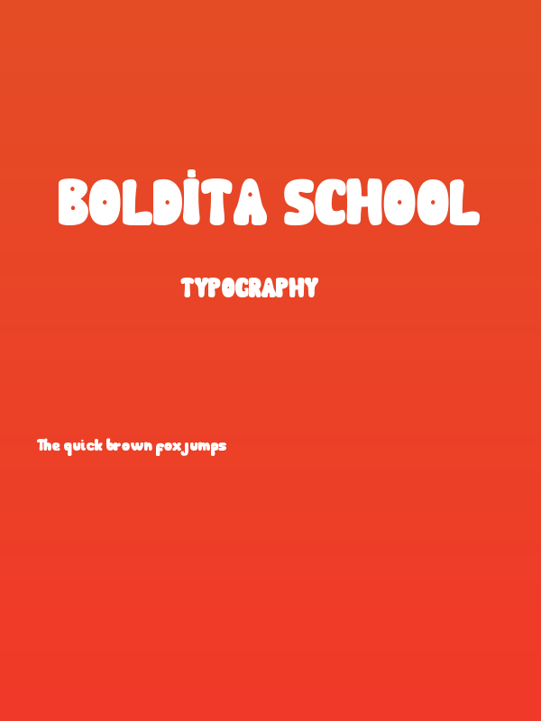 boldita school Poster