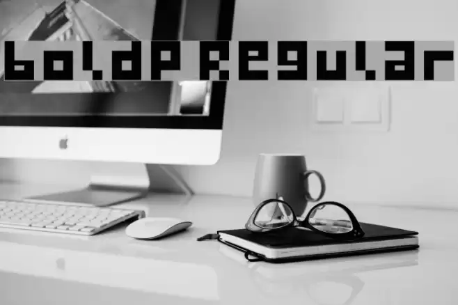 boldp Regular Font examples