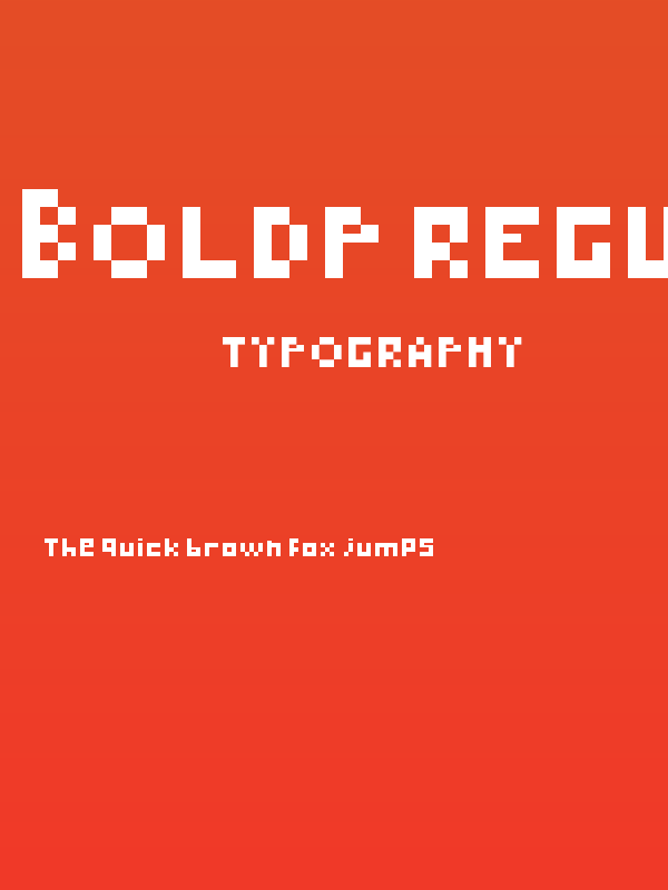 boldp Regular Poster