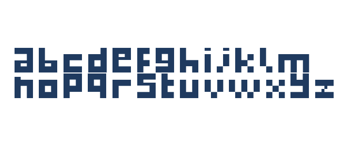 boldp Regular Lowercase