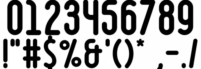 boldyear Font OTHER CHARS