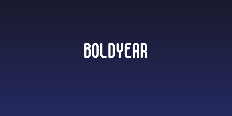 boldyear Social Header
