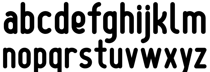 boldyear Font LOWERCASE