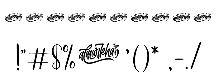 bolyvina Font OTHER CHARS
