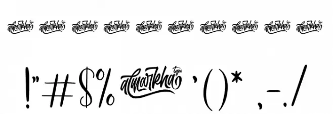 bolyvina Font OTHER CHARS